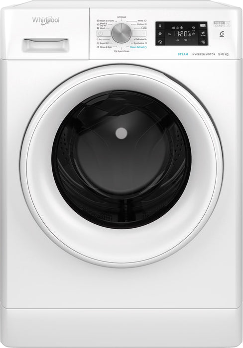 Whirlpool - Was-Droog Combinatie - FFWDB 964489 WV EE