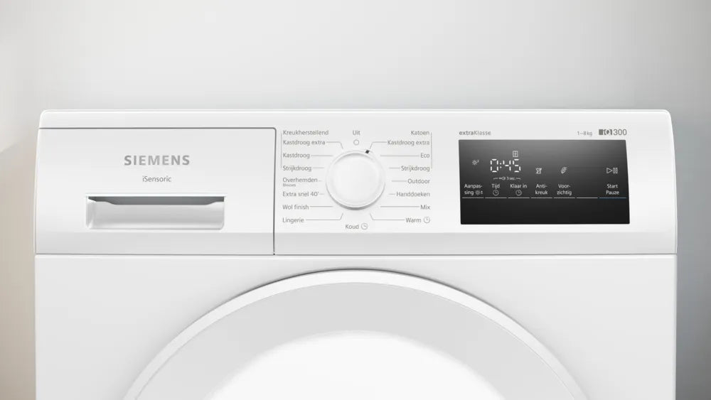 Siemens - Wasdroger - WT43H00MNL 8KG