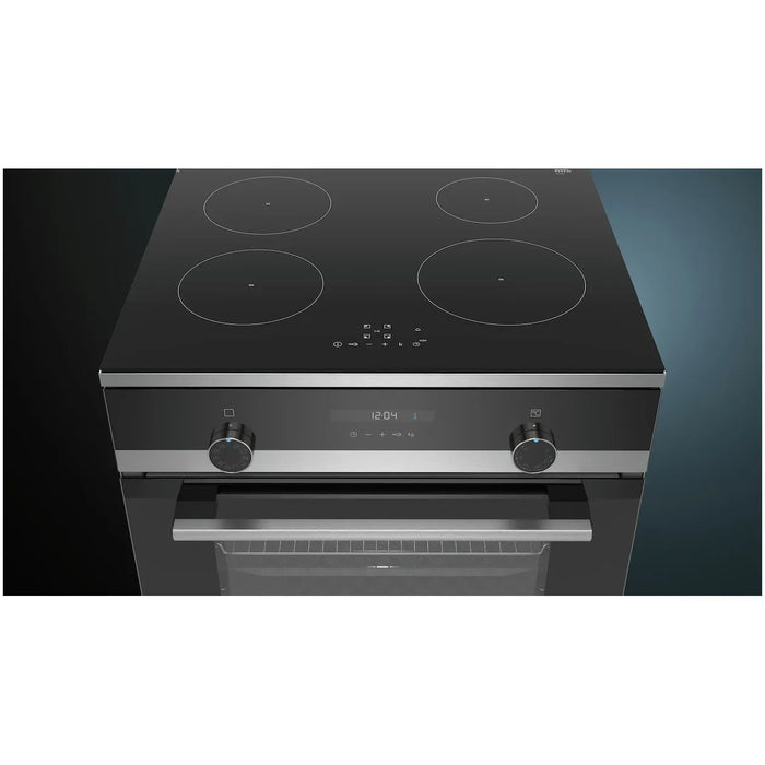 Siemens - Fornuis Met Inductie Kookplaat Zwart/RVS - HL9S5E040U