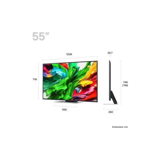 LG QNED - 55 INCH - MiniLED 4K Smart TV - 55QNED87B6A