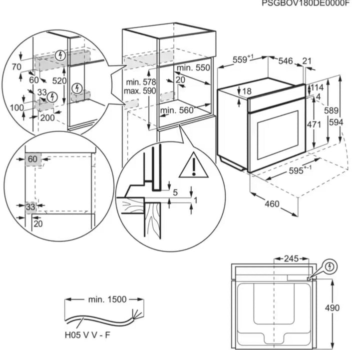 AEG - Inbouw Oven - ABPE748380B en (60cm)