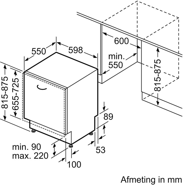 Bosch - Vaatwasser - SMV26AX01F