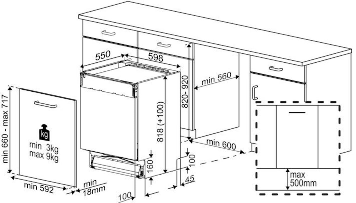 Beko - Geïntegreerde Vaatwasser - BDIN38650C