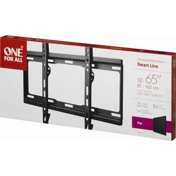 One For All - Muurbeugel - Smart line WM2411 - 32 tot 65 INCH - Tot 100kg