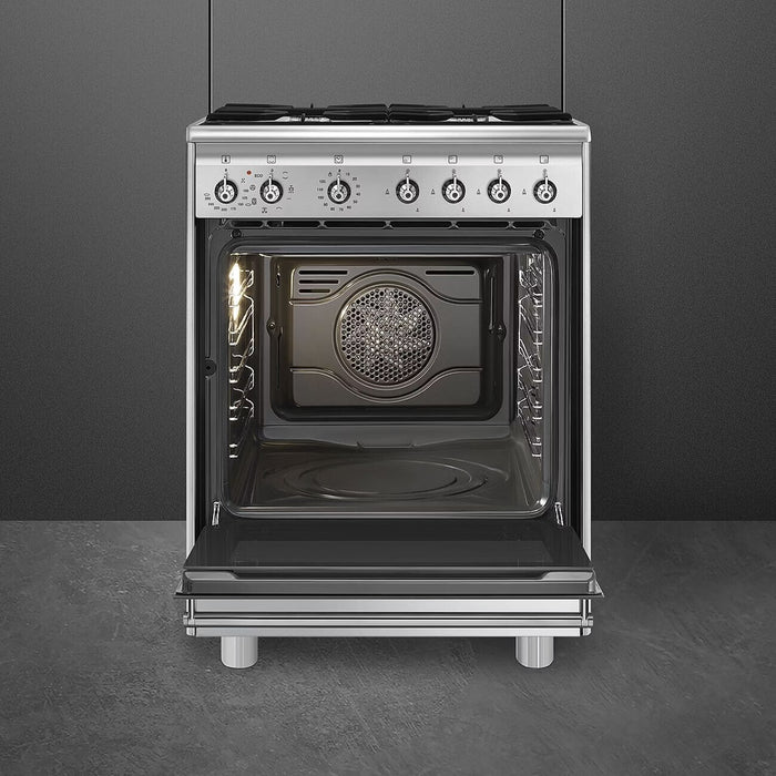 Smeg - Fornuis Met Gas Kookplaat - CX61GMXNLK