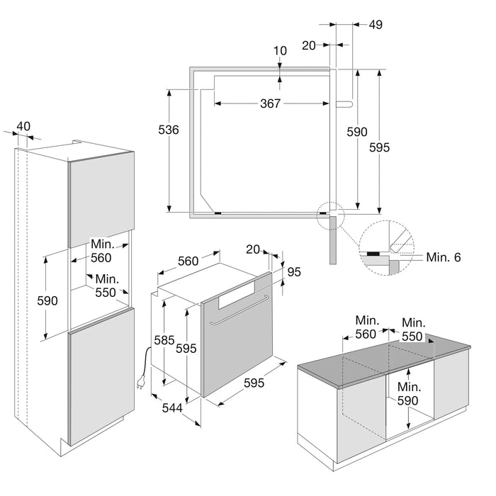 Pelgrim - Inbouw Oven - OP560ZWA