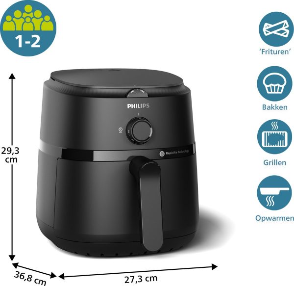 Philips - Airfryer - 1000 Series Airfryer - 4,2 Liter