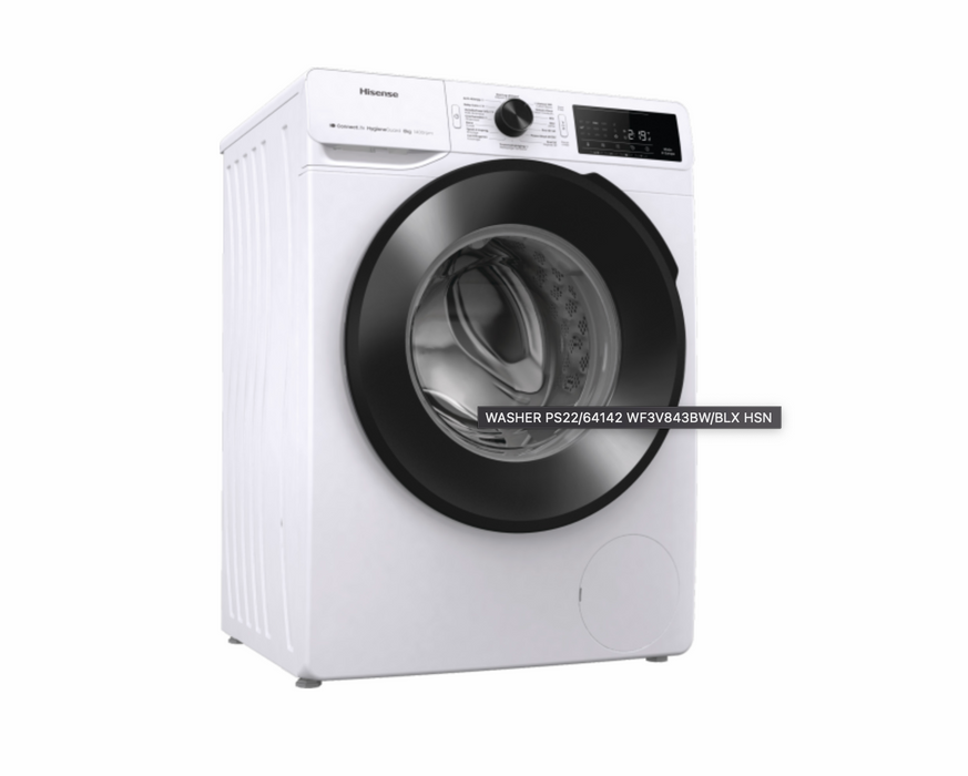 Hisense - Wasmachine - WF3V843BW/BLX 8KG