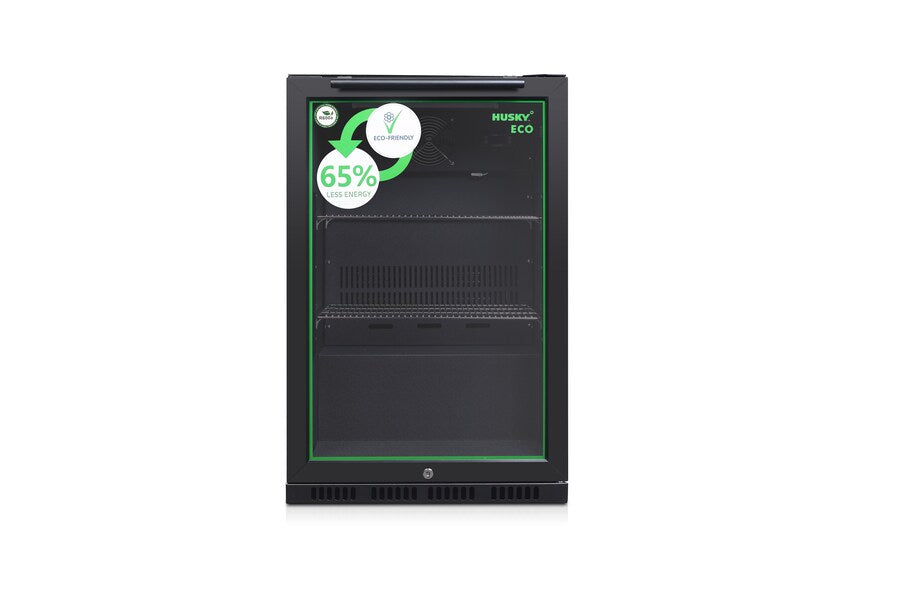 Husky - Backbar Koeler  - Bar Koelkast - 1 Deurs - C1H-ECO-865-BK-NL-HU
