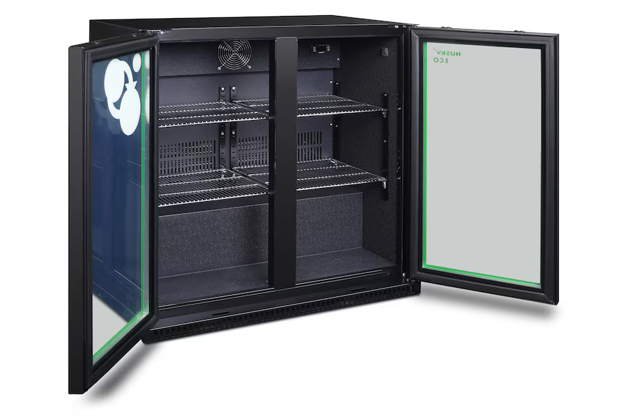 Husky - Backbar Koeler  - Bar Koelkast - 2 Deurs - C2H-ECO-865-BK-NL-HU (Copy)