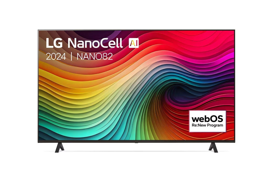 LG OLED - 55 INCH - NanoCell AI NANO82 4K Smart TV - 55NANO82T6B