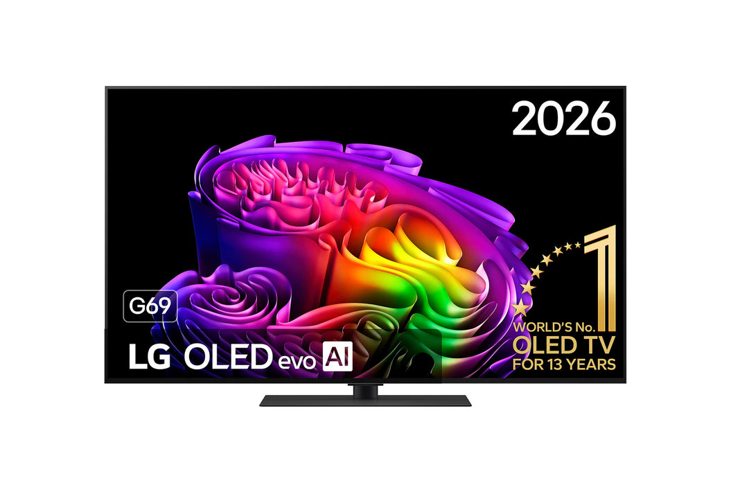 LG OLED - 55 INCH - OLED evo AI G6 4K Smart TV - OLED55G69LS